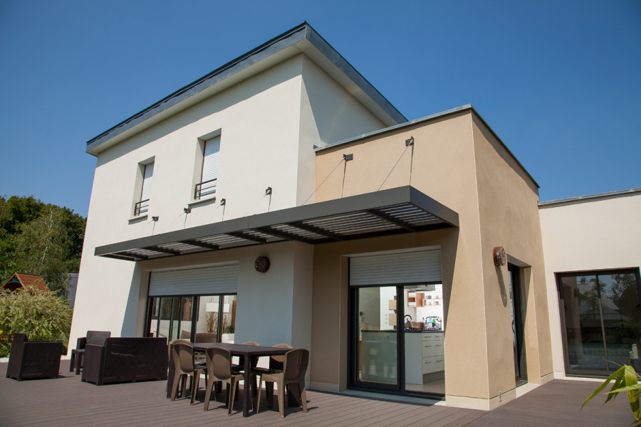 Baie vitrée aluminium - Menuiserie Bouvet Baie vitrée aluminium - Menuiserie Bouvet